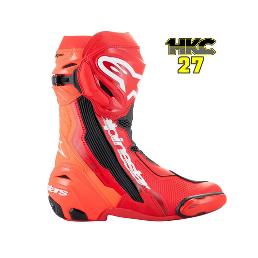 Alpinestars Supertech R Boots - Bright Red / Red Fluo (Sponsorship Purchase)