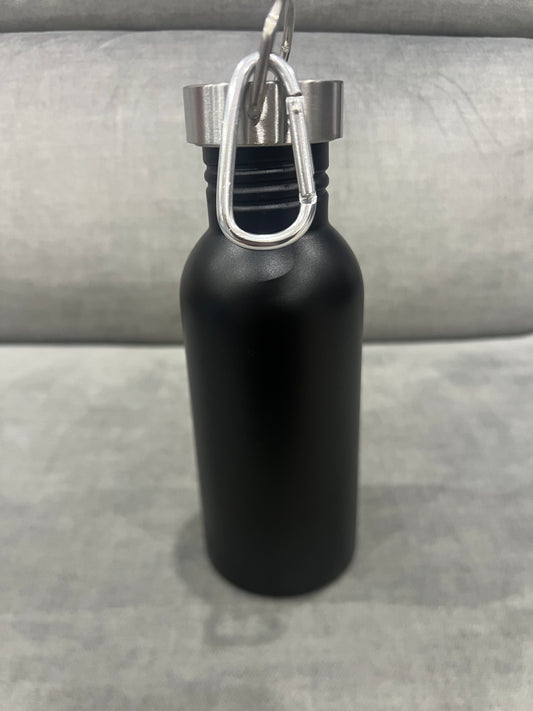 HKC 600ml Stainless Steel Reusable Water Bottles with Handle & Carabiner
