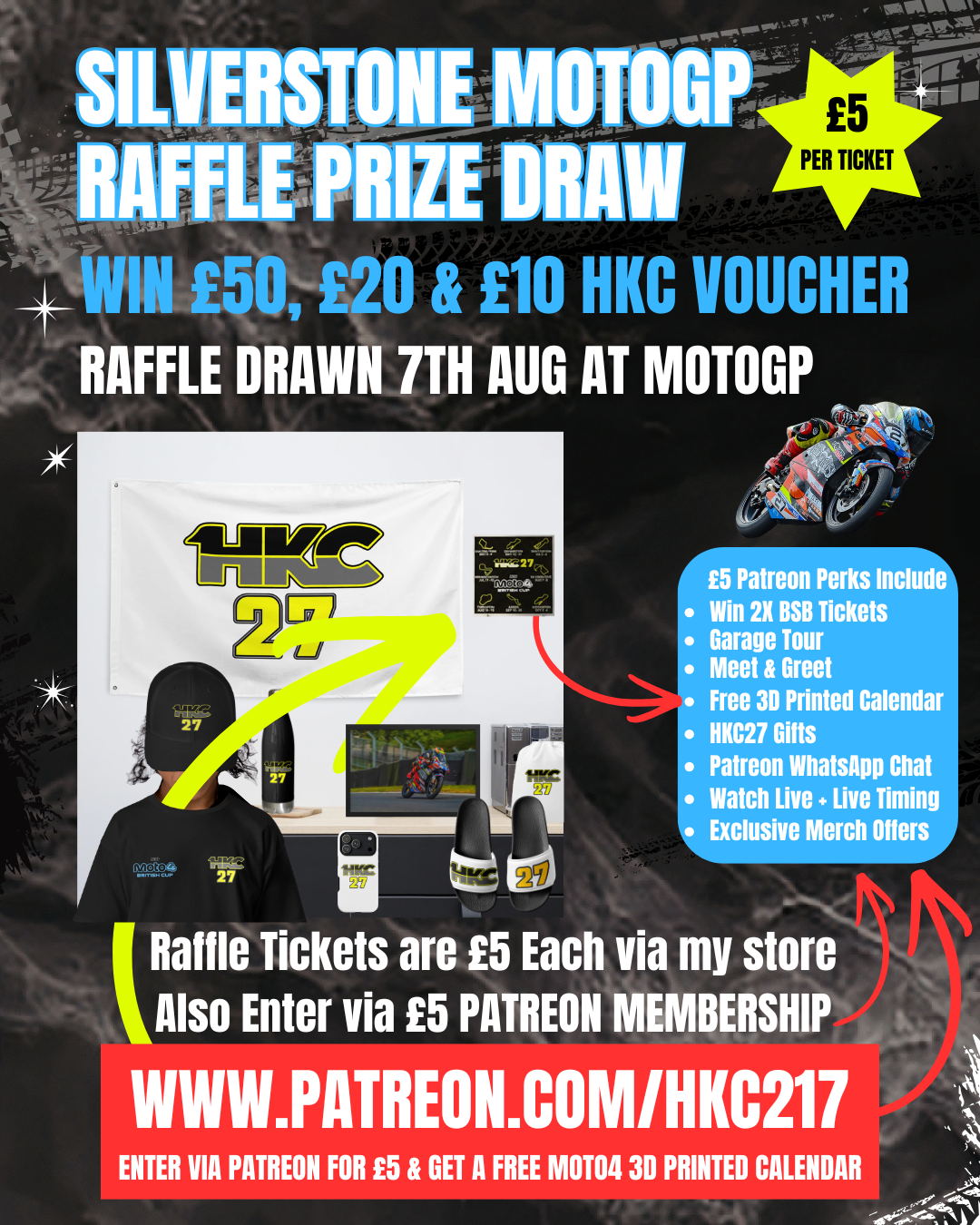 Silverstone Prize Draw Raffle Entry Ticket x1