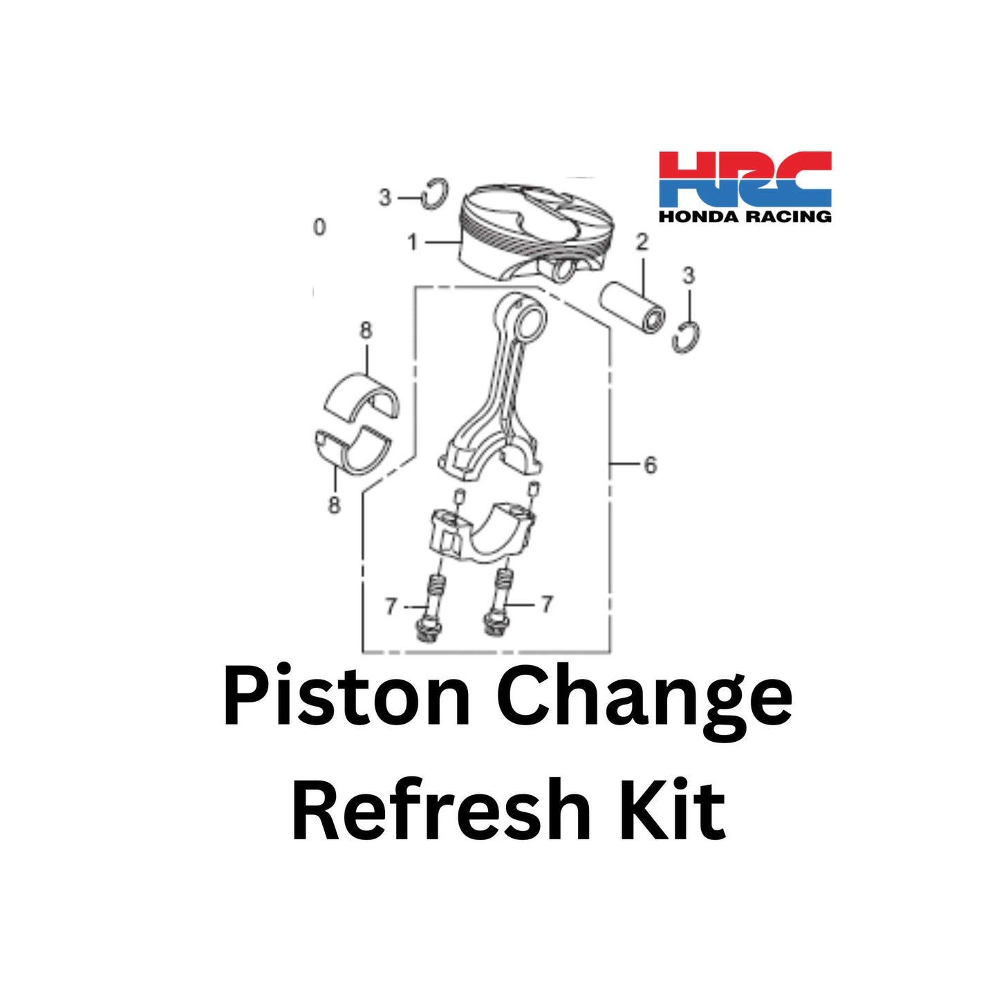 HONDA NSF250R Piston Refresh Kit (Sponsorship Purchase)