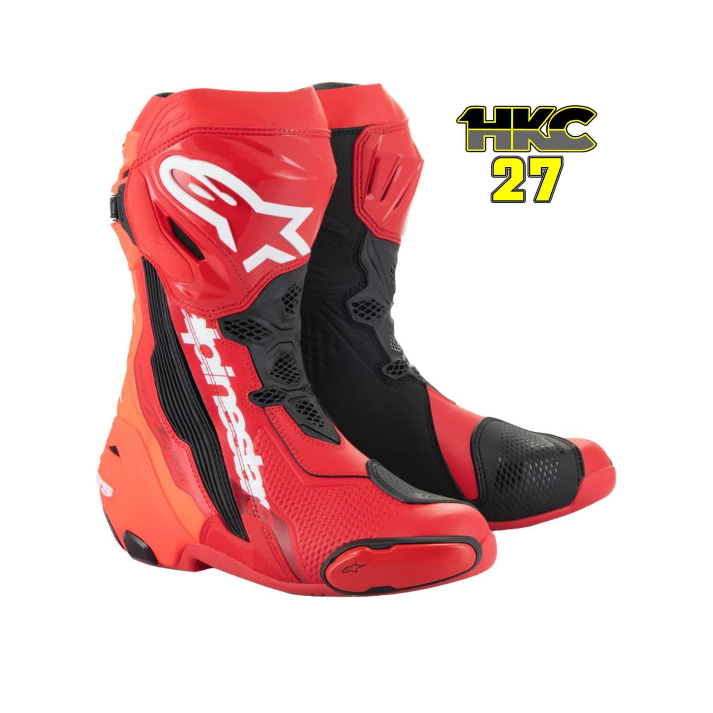 Alpinestars Supertech R Boots - Bright Red / Red Fluo (Sponsorship Purchase)