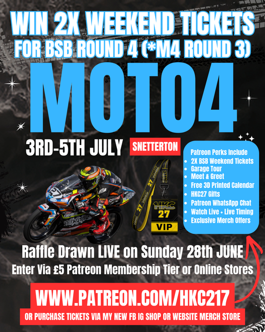 Snetterton Raffle Draw to Win 2x Weekend Tickets