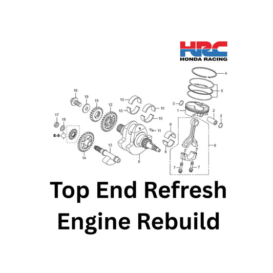 HONDA NSF250R 2000km (1242miles) Engine Refresh Kit (Sponsorship Purchase)