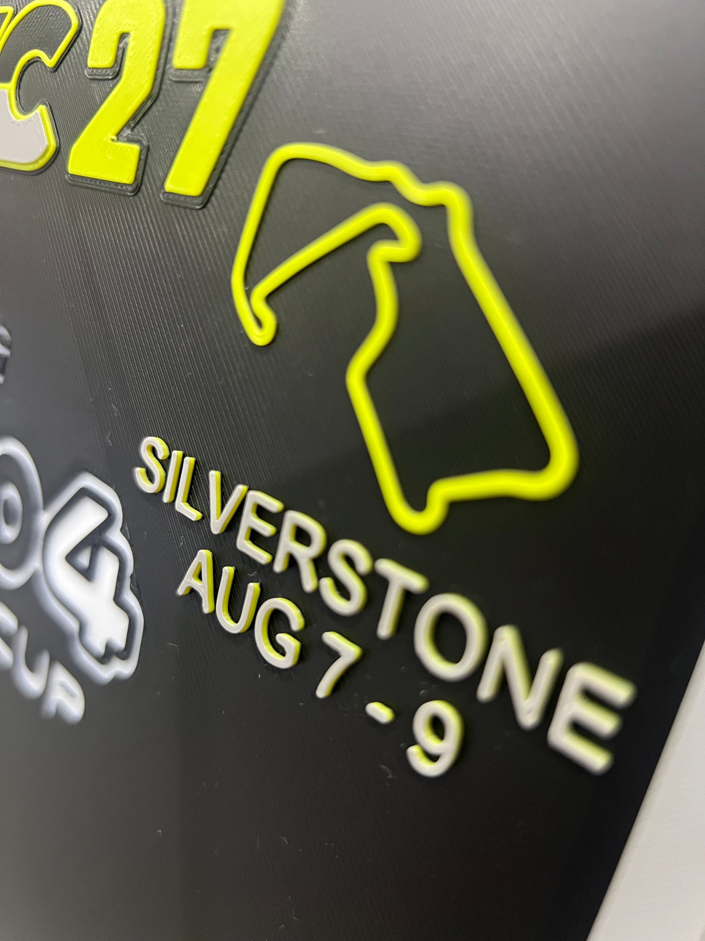 HKC27 2026 Moto4 3D Printed Calendar