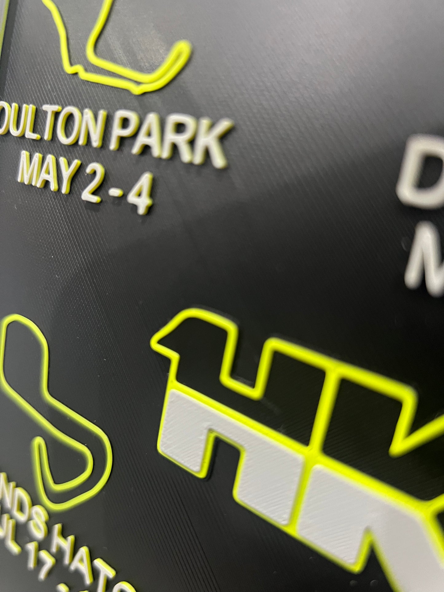 HKC27 2026 Moto4 3D Printed Calendar