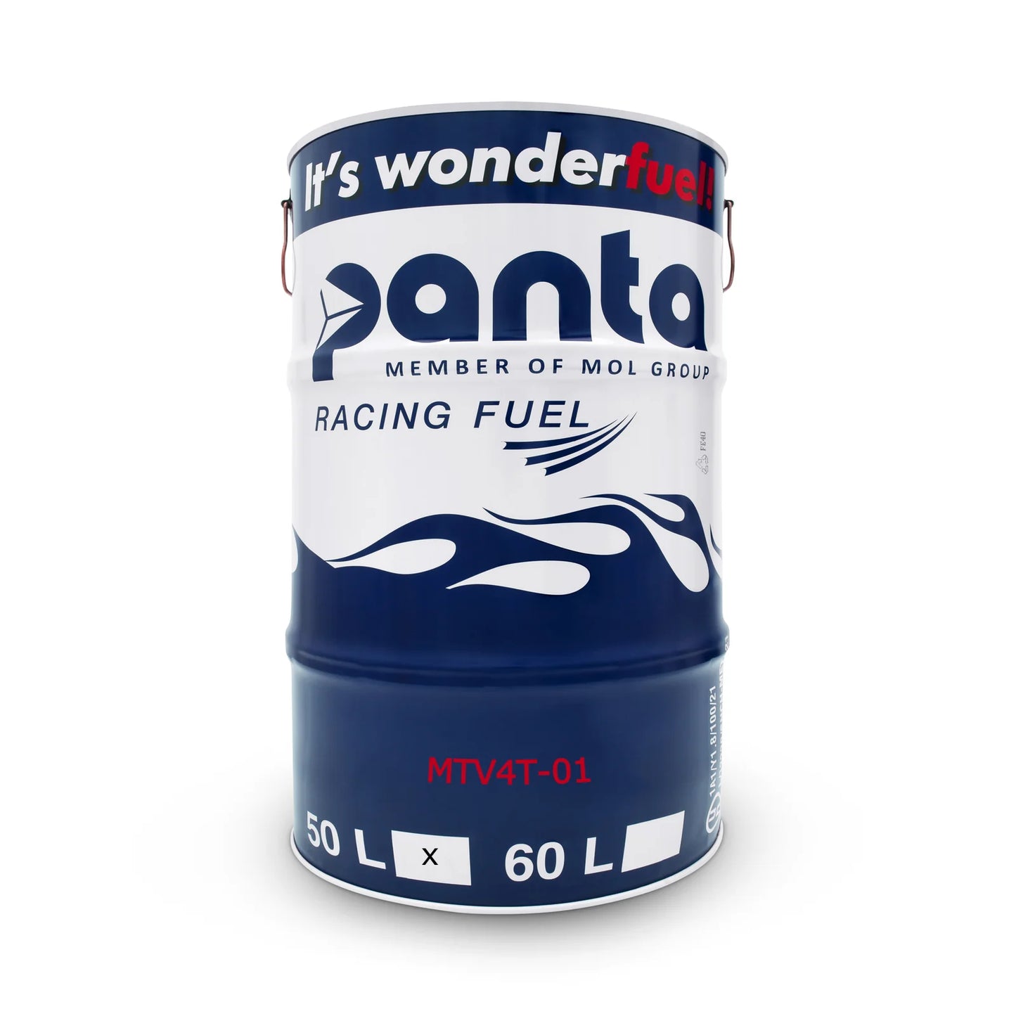 Panta MTV4T-01 - Race Fuel 50 Litre Drum (Sponsorship Purchase)