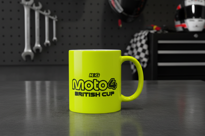 HKC27 Moto4 Fluorescent Yellow Mug
